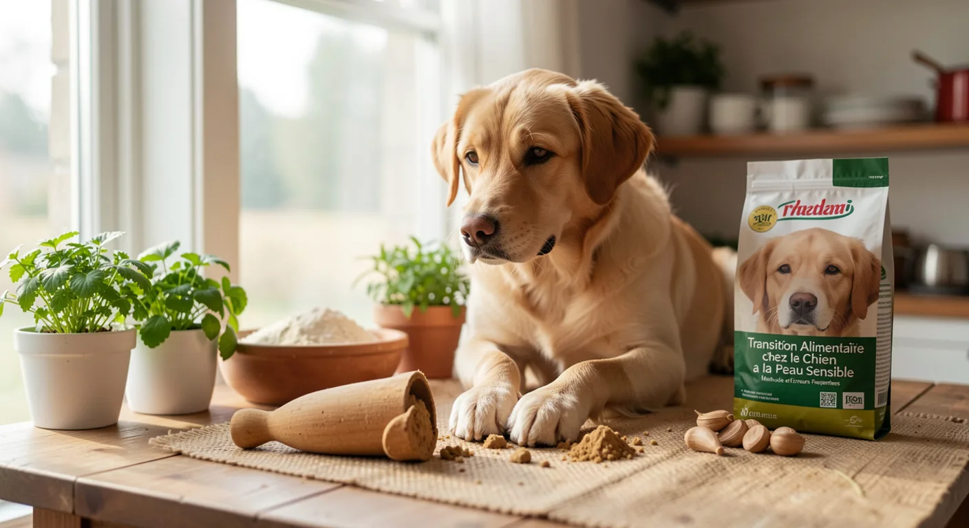 Transition Alimentaire chez le Chien a la Peau Sensible : Methode et Erreurs Frequentes